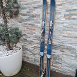 Paire de skis en bois vintage Ramy Alpa