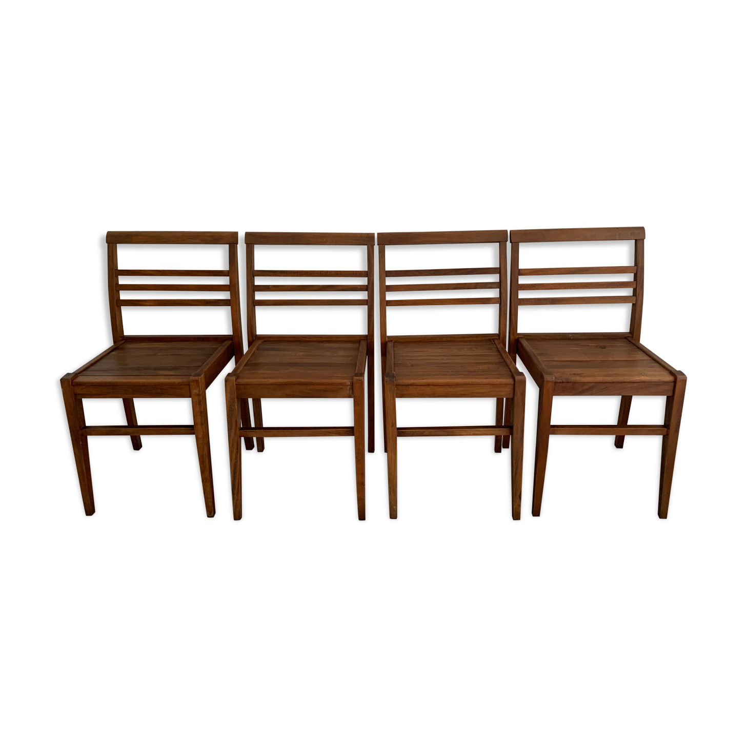 4 René Gabriel stackable chairs