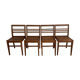 4 René Gabriel stackable chairs