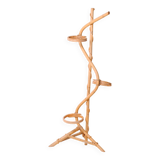 3-tier plant stand, natural rattan wicker, handmade