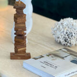 Vintage wooden domino game