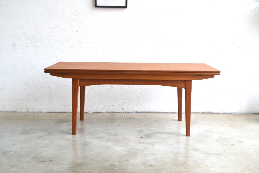 Vintage Scandinavian table with a system