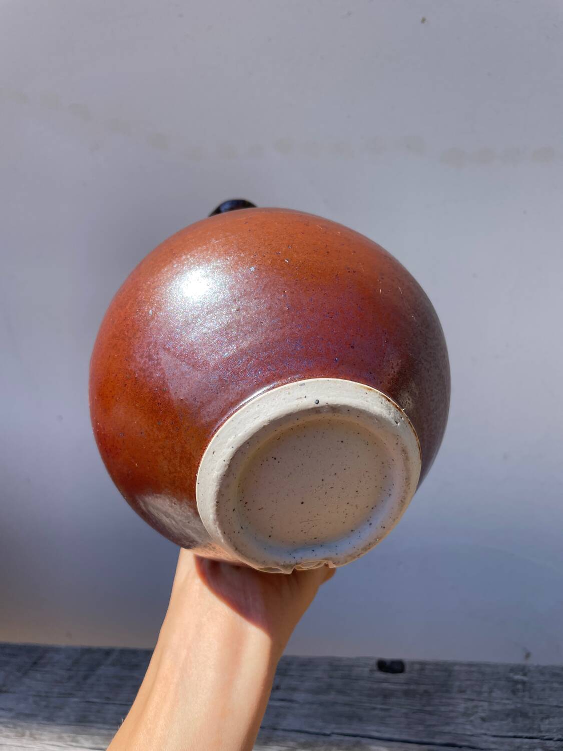 Italian glazed ceramic jar