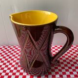 Two-coloured jug 1960 Poet Laval