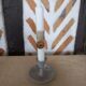 Candle holder chandelier cellar rat patinated linen