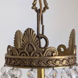 Hot air balloon tassel chandelier