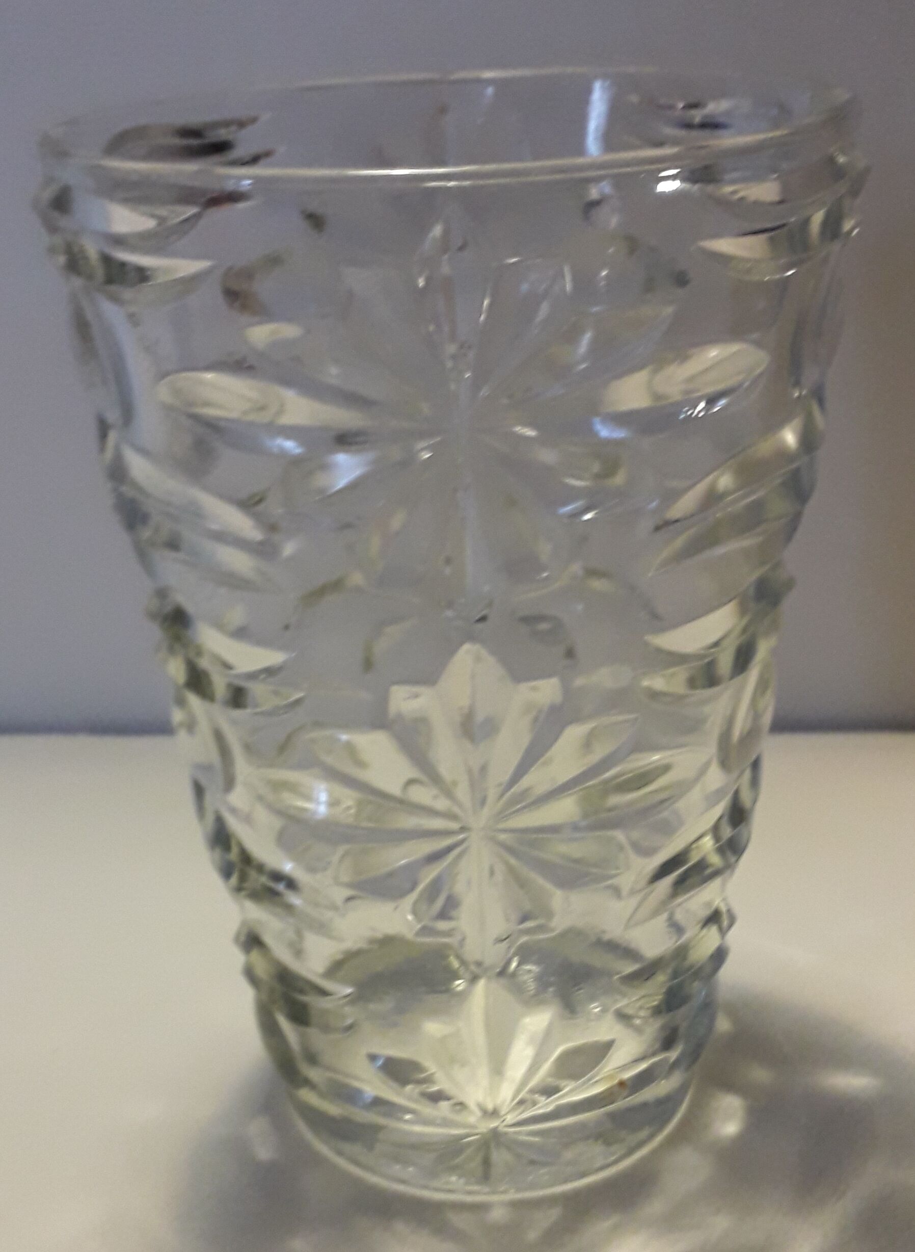 Italian transparent vase