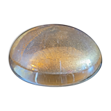 Old vintage glass paper press 70s