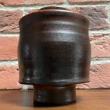 Steuler ceramic vase model 851/14 - brown mid-century modern design by Heiner Balzar
