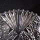Paire de coupelles cristal taillé