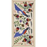 Vintage Turkish hand-knotted rug 46x90 cm