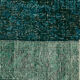 Handmade oriental unique 1980s 297 cm x 390 cm turquoise wool carpet