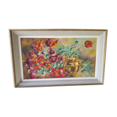Ancien tableau huile Sur Toile D. Perreau