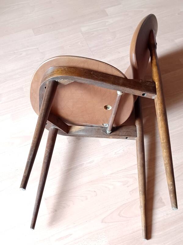 4 Baumann chairs model Pégase, 1960