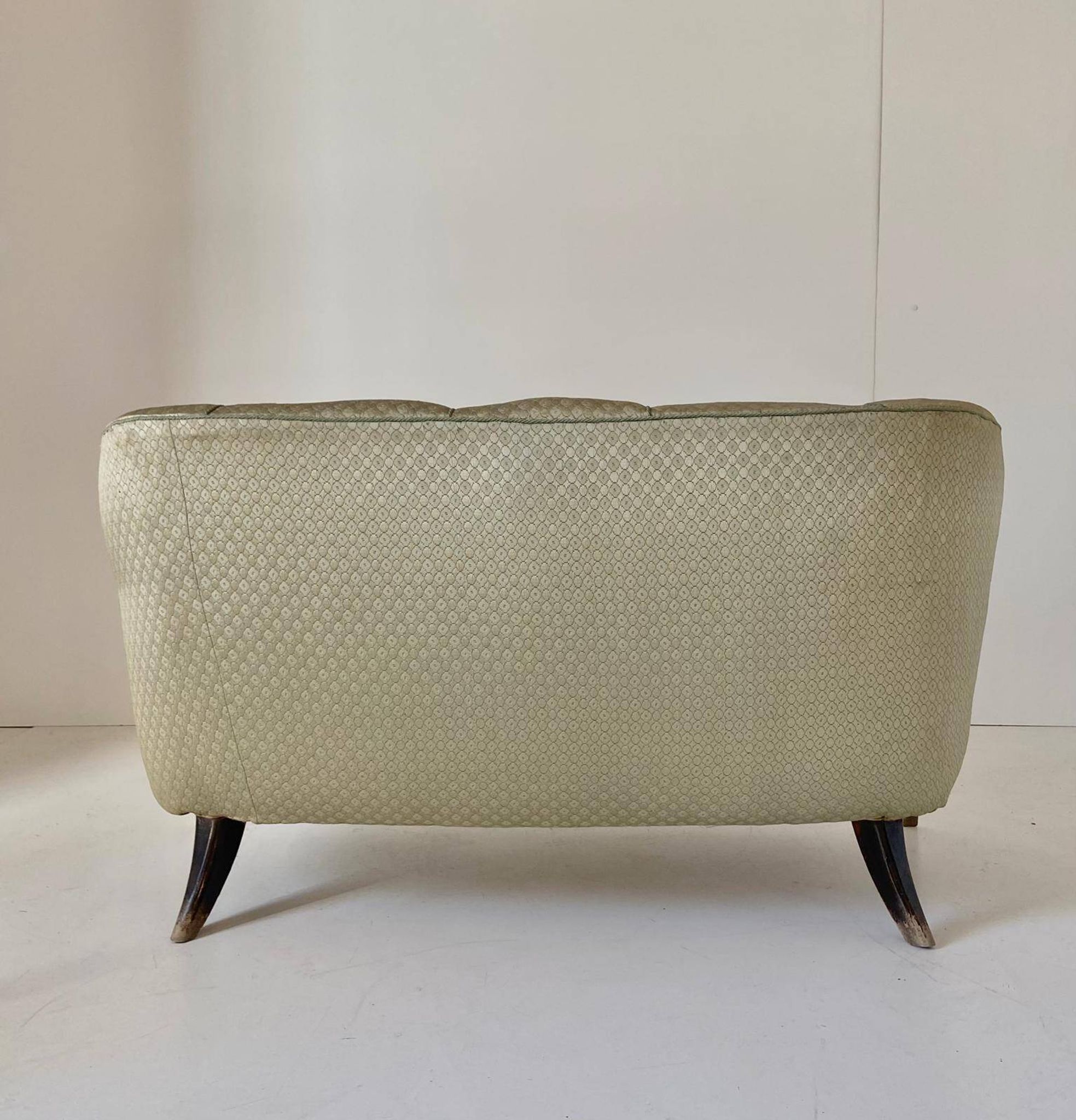 Art Deco Two seats Sofa, Malatesta and Mason, Italy 1950s