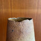Jacques Lacheny, chamotte stoneware vase, brutalist, Puisaye