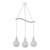 Pendant Lamp by Aloys Gangkofner for Peill & Putzler
