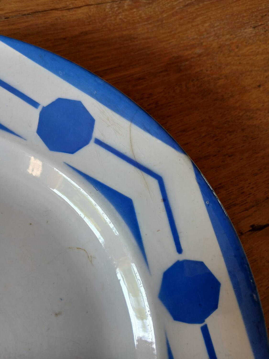 2 old dishes Digoin and Sarreguemines