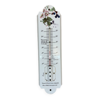 Flower wall thermometer