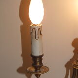 Louis XVI style lamp in bronze with 3 arms of light