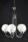 Lustre chrome moderniste