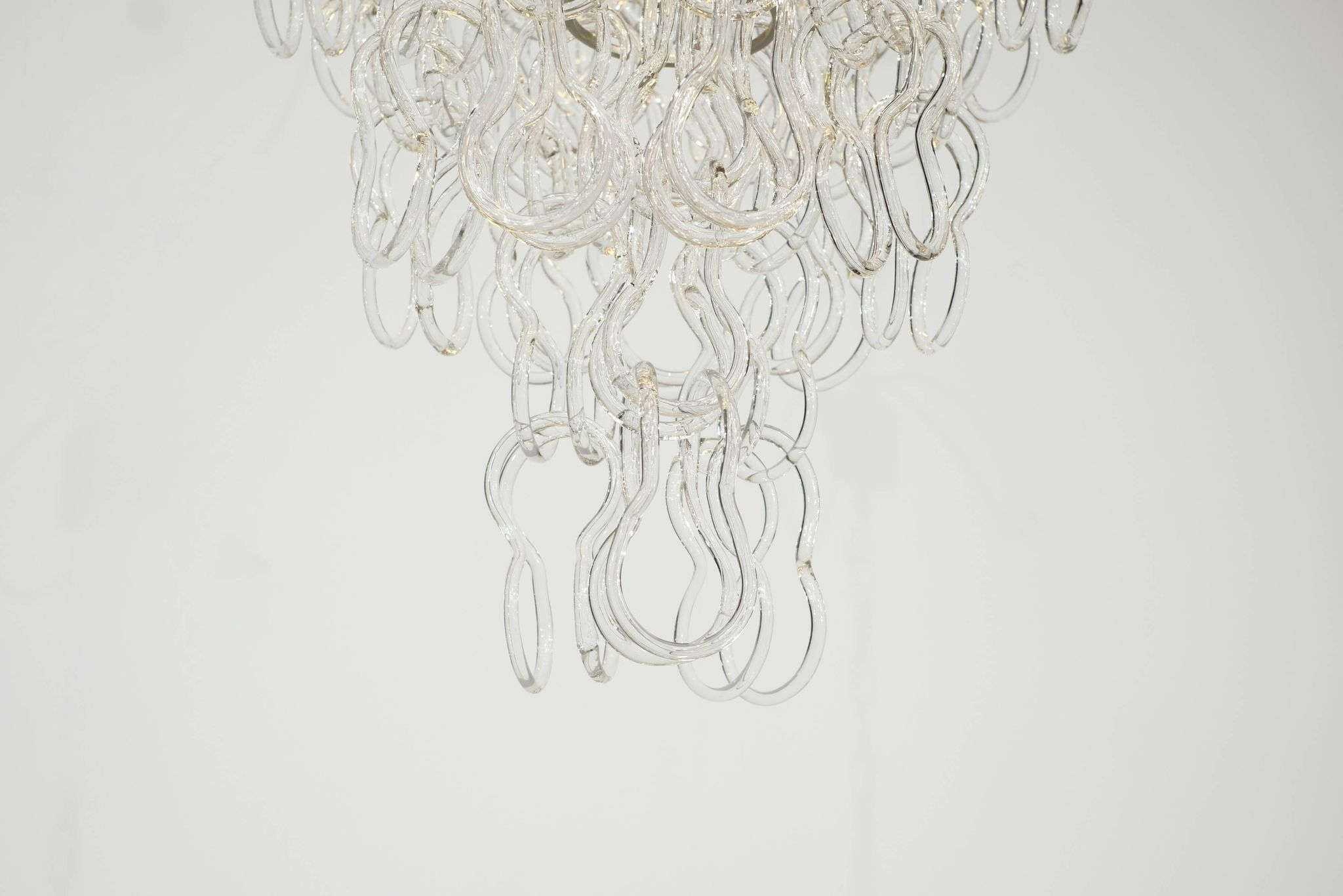 Giogali chandelier by Angelo Mangiarotti for Vistosi, Italy 1970s.
