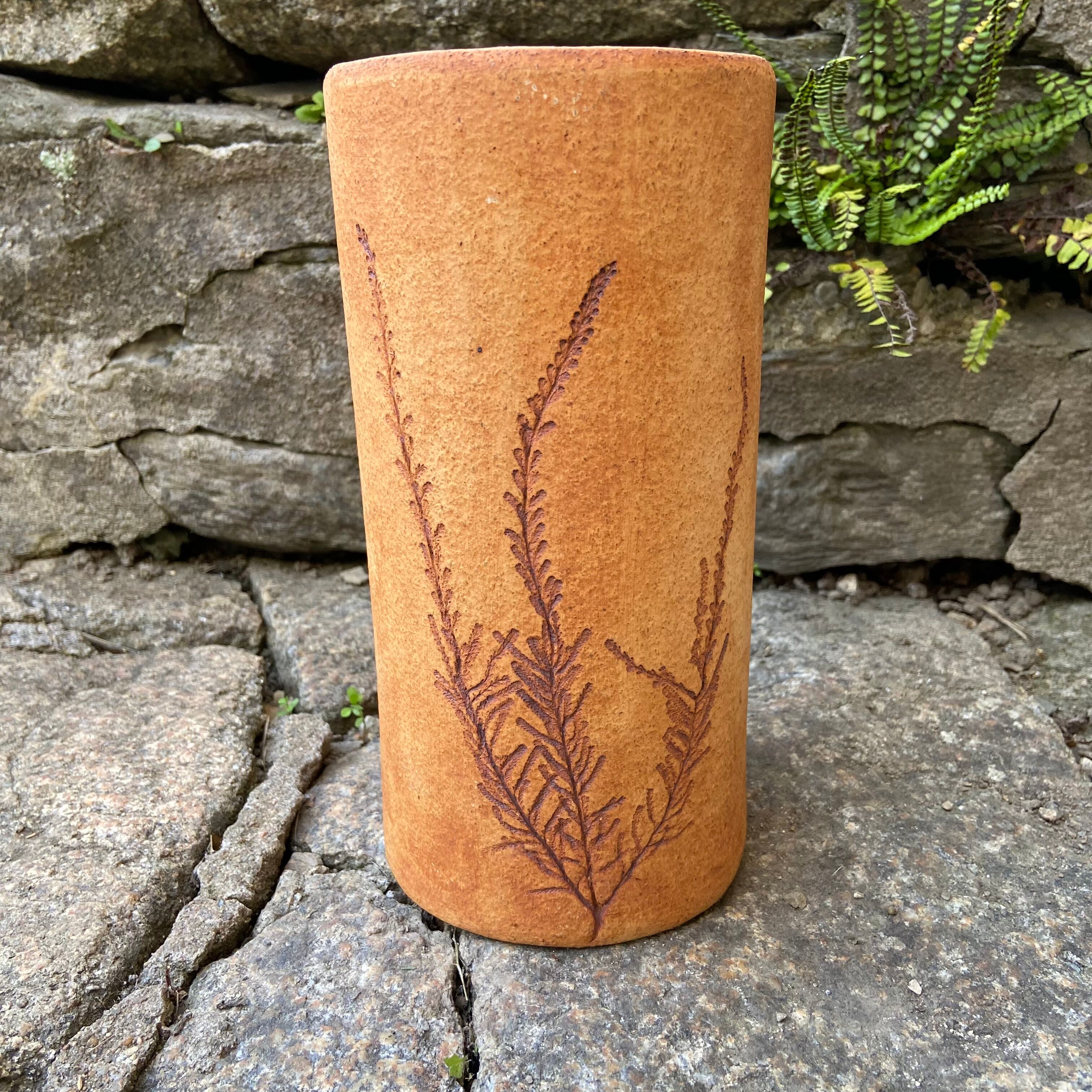 Ceramic vase Raymonde Leduc -Vallauris -60s