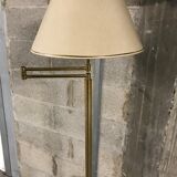 Floor lamp light brass 1970