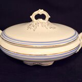 Vegetable dish or soup tureen in Onnaing earthenware A524