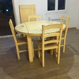 Solid wood table