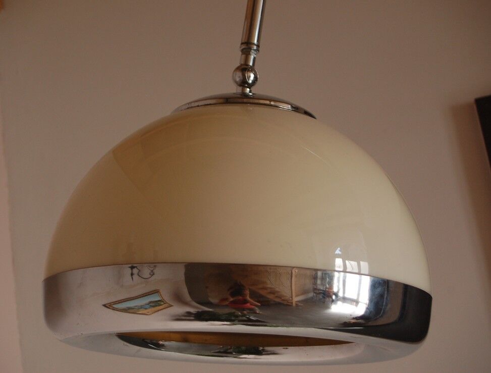 Guzzini arc floor lamp of the 70s