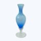 Vase en opaline bleue et blanche