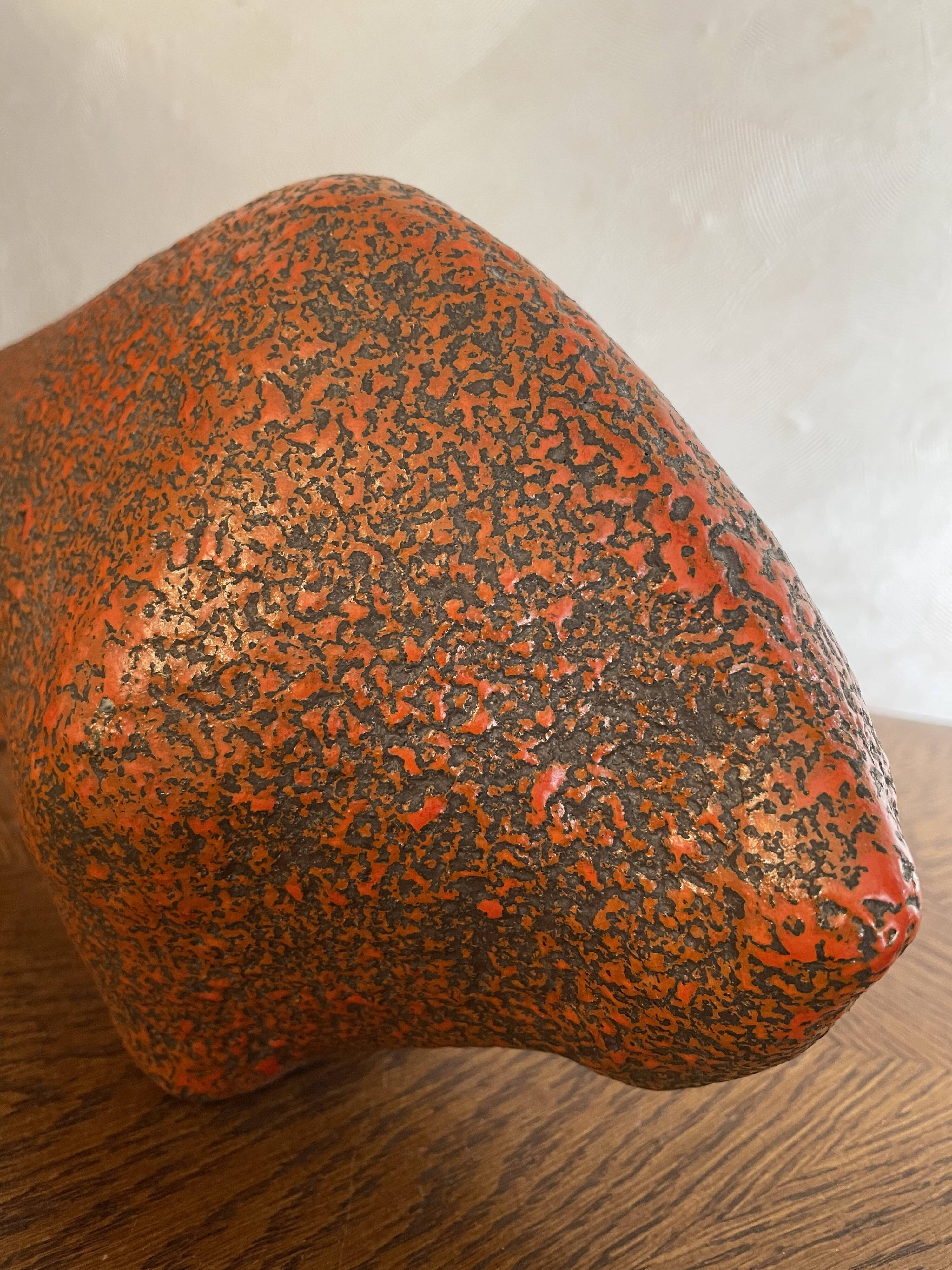Ceramic bull from the 1970s