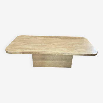 Vintage travertine coffee table