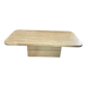 Vintage travertine coffee table