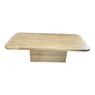 Vintage travertine coffee table
