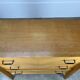 Scandinavian commode with compass legs, 1950s, light oak.