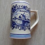 Delft earthenware beer mug