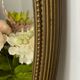 Miroir ovale ancien en bois