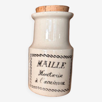 Maille stoneware pot