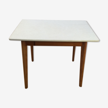 Table formica grey wooden feet