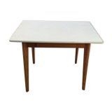 Table formica grey wooden feet