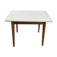 Table formica grey wooden feet