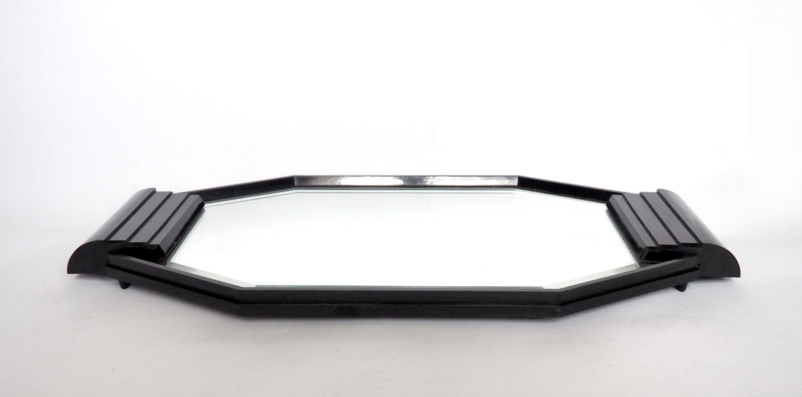 Bakelite mirror plateau Art Deco