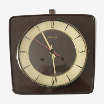 Horloge murale Dugena vintage 1960