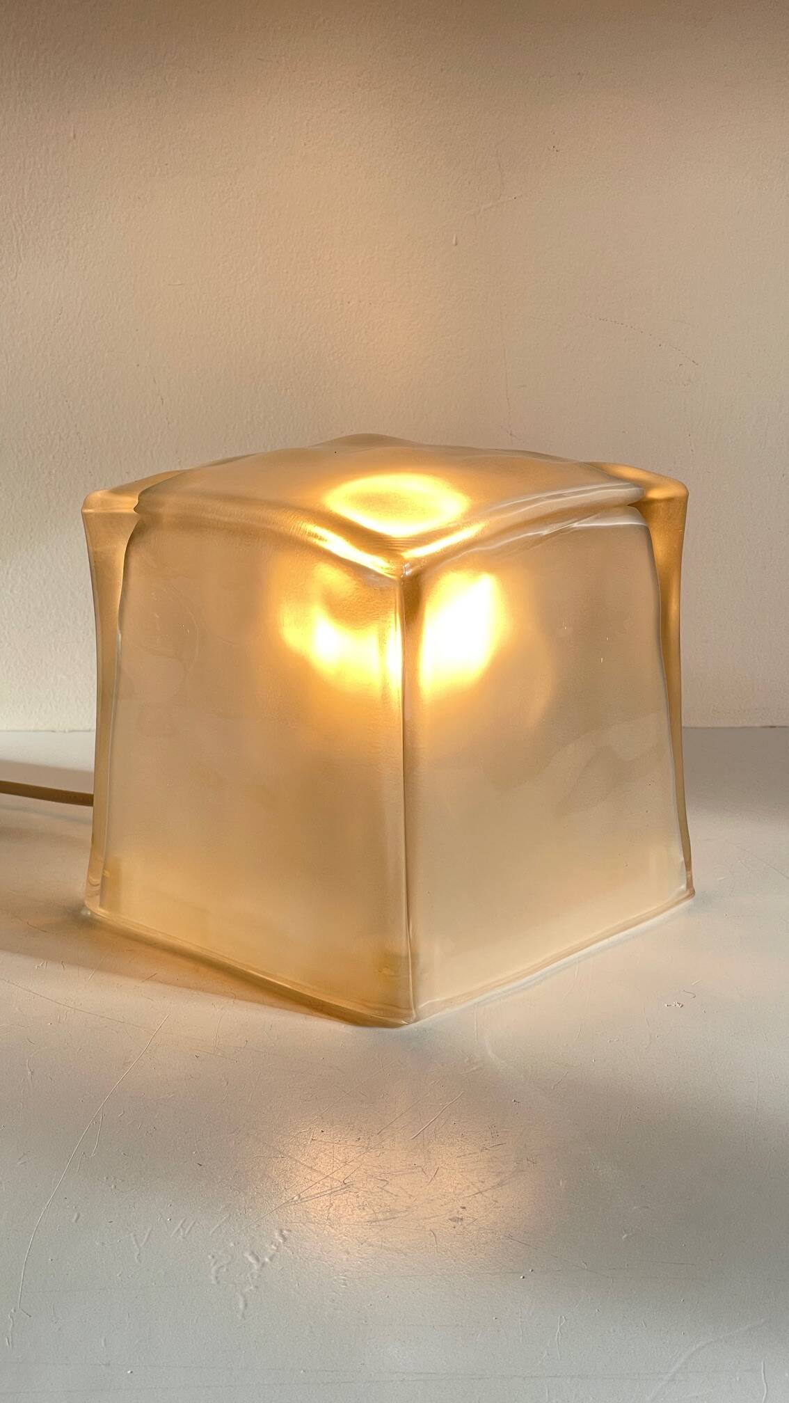Lampe ice glass ikea vintage