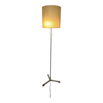 Mid-Century Modernist Steel and Fabric Floor Lamp by Hagoort, 1950s