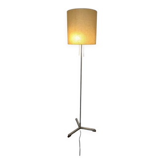 Lampadaire Moderniste Mid-Century en Acier et Tissu par Hagoort, 1950s