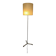 Mid-Century Modernist Steel and Fabric Floor Lamp by Hagoort, 1950s