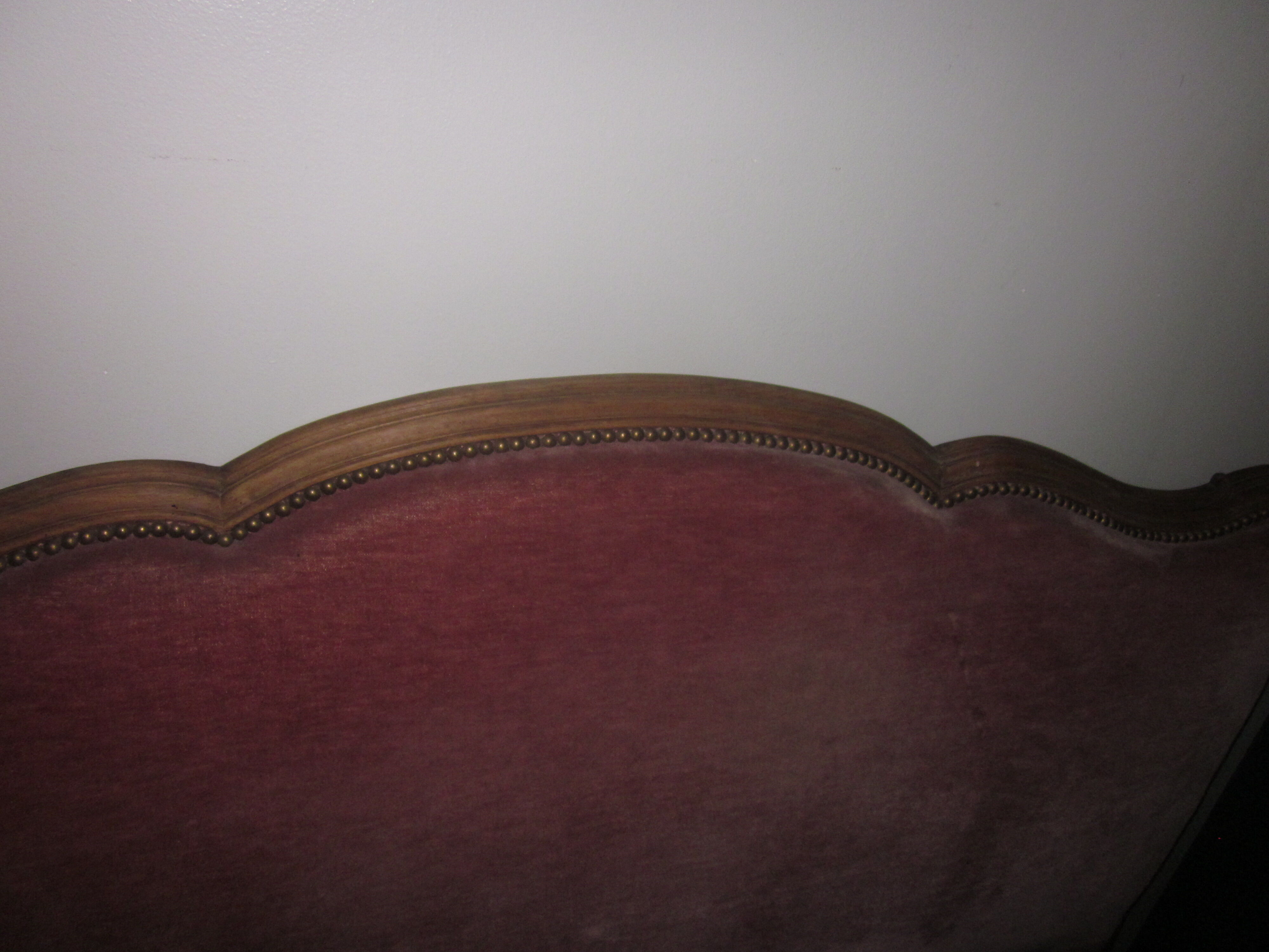 Tete de lit ancienne de style Louis XV